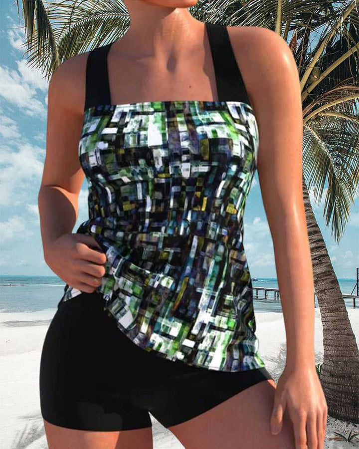 Elaine | Farverig strandtop