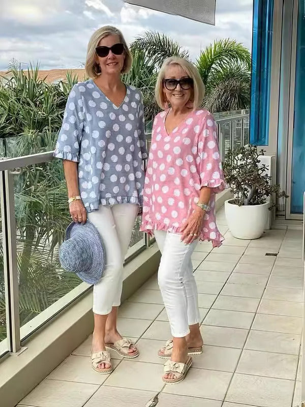Aisley – Bedruckte Lockere Bluse