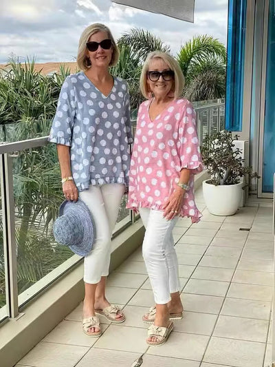 Aisley – Bedruckte Lockere Bluse