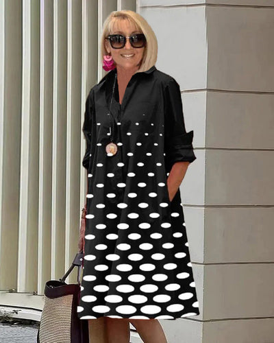 Aisling – Elegant Boho Midikjole med Print