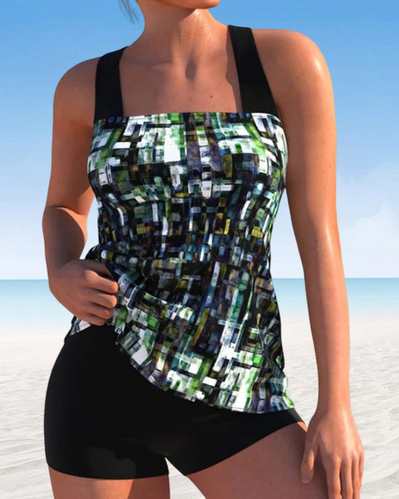 Elaine | Farverig strandtop