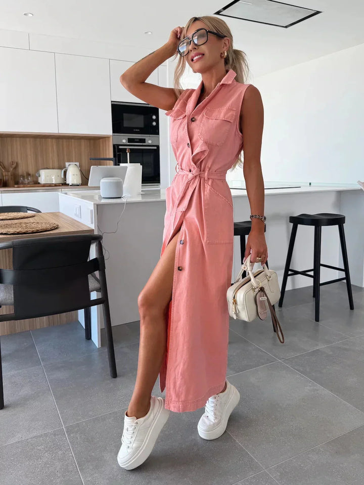 Isabelle | Maxikjole i denim