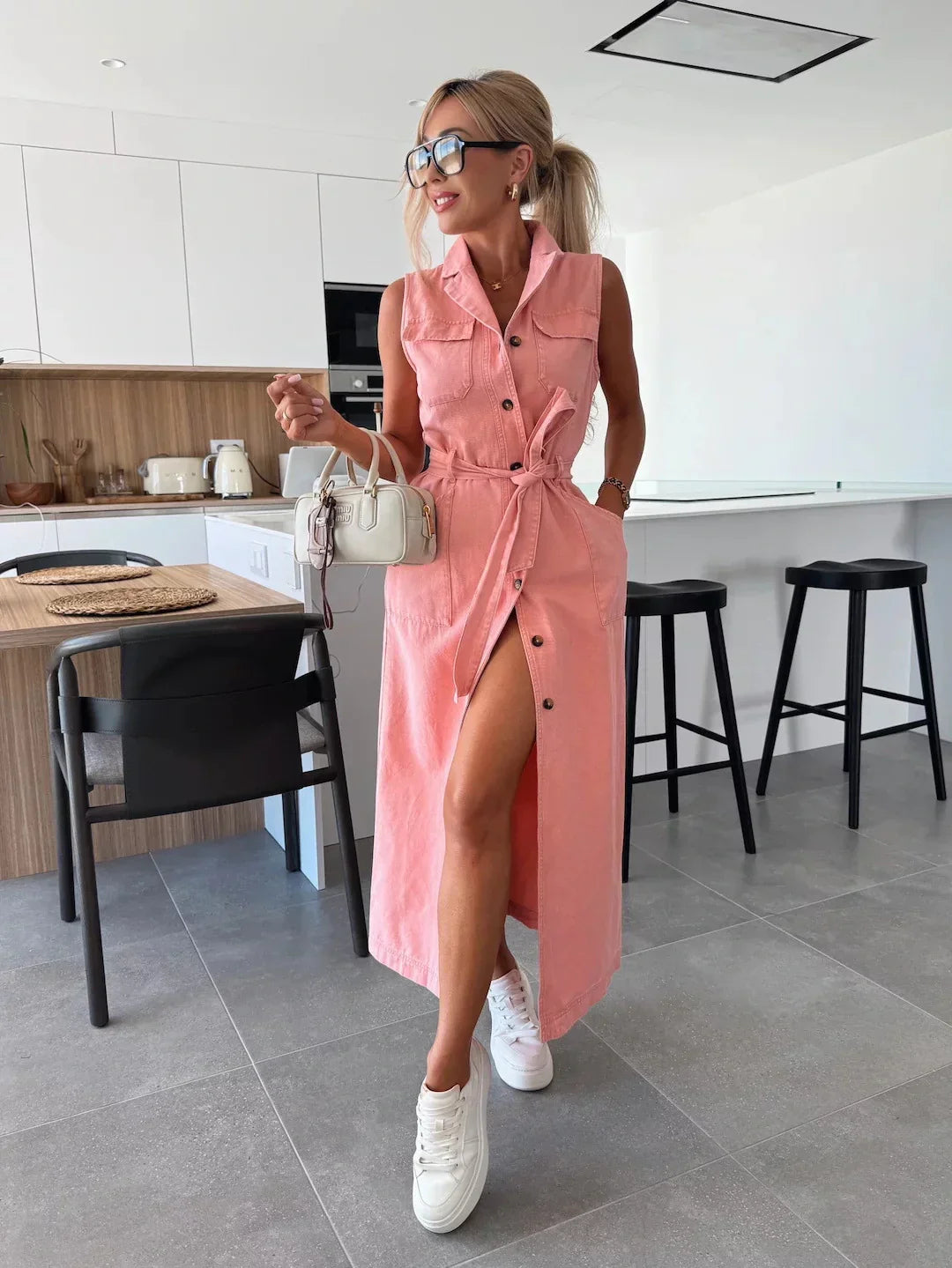 Isabelle | Maxikjole i denim
