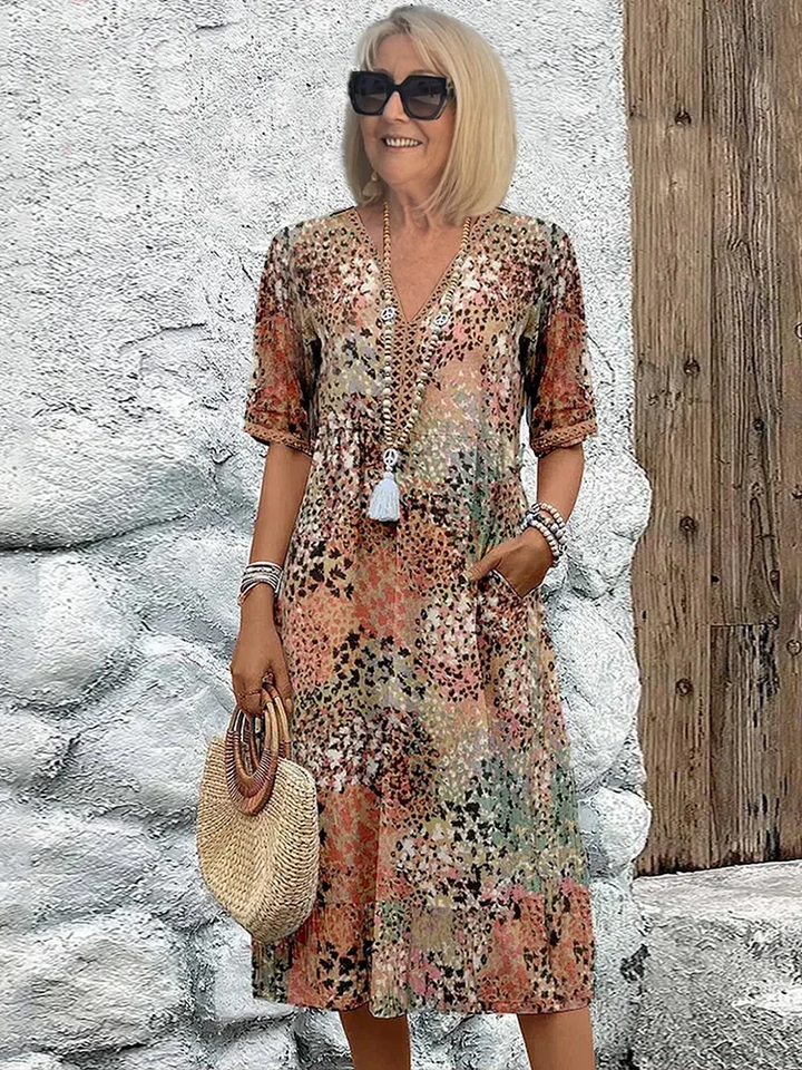 Julie - Livlig midikjole