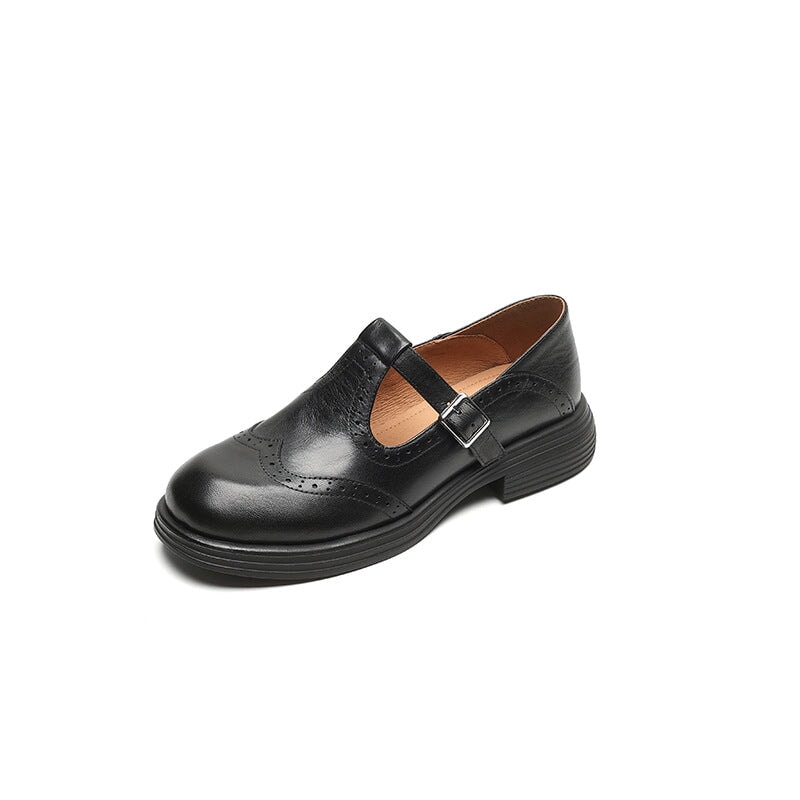 VELDA | Elegante Mary Janes i læder