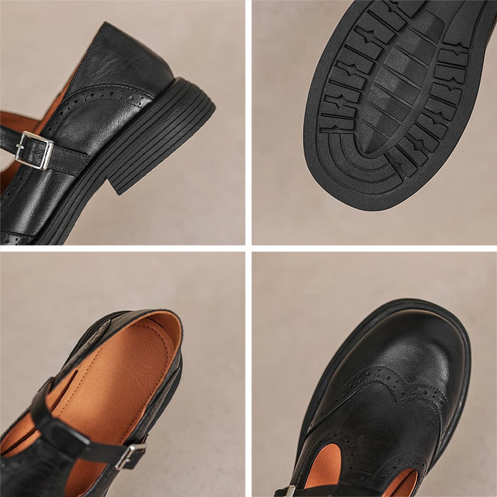 VELDA | Elegante Mary Janes i læder