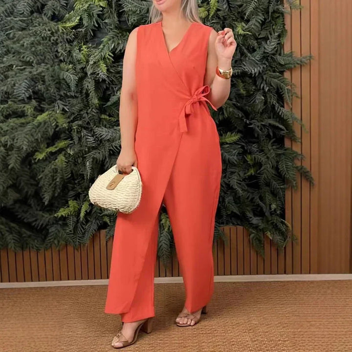 Amelia | Elegant slå-om jumpsuit
