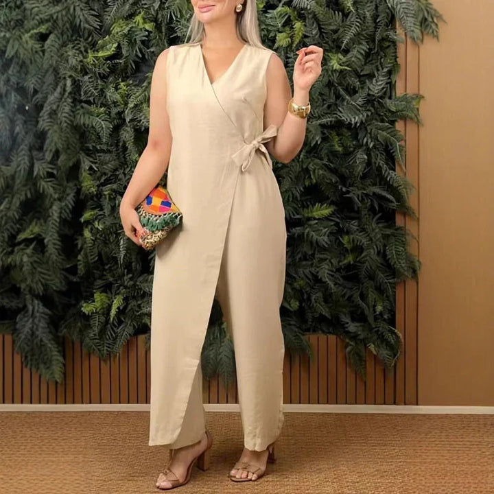 Amelia | Elegant slå-om jumpsuit