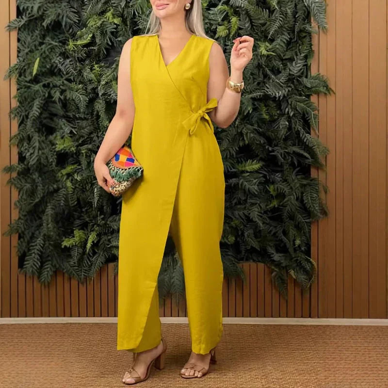 Amelia | Elegant slå-om jumpsuit